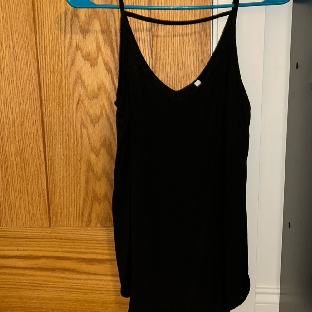 black tank top